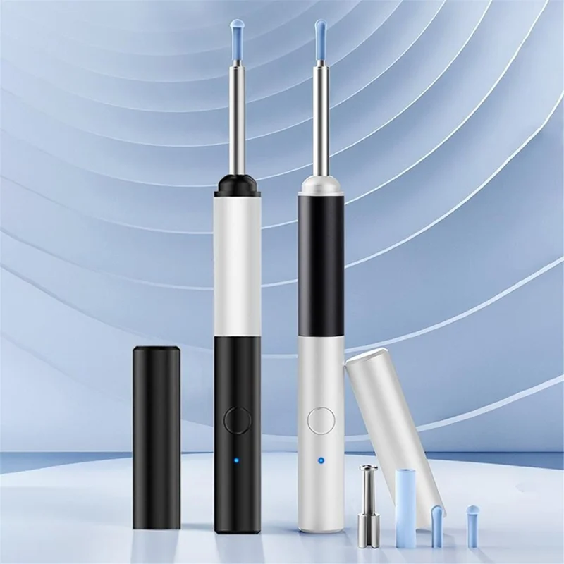 P80 High Definition 1920P Wireless Smart Ear Cleaning Endoscope Ear Wax Removal Tool Kit, Standard Version - White