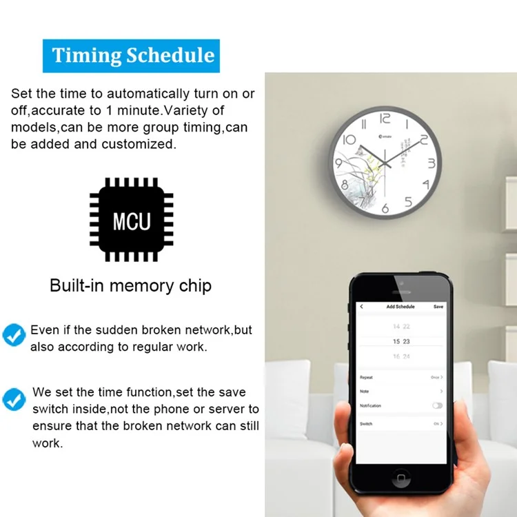 TY-DIY02 TUYA 2-Channel WiFi Smart Switch Relay Module Timing Function App Voice Remote Control for Amazon Alexa Google Assistant