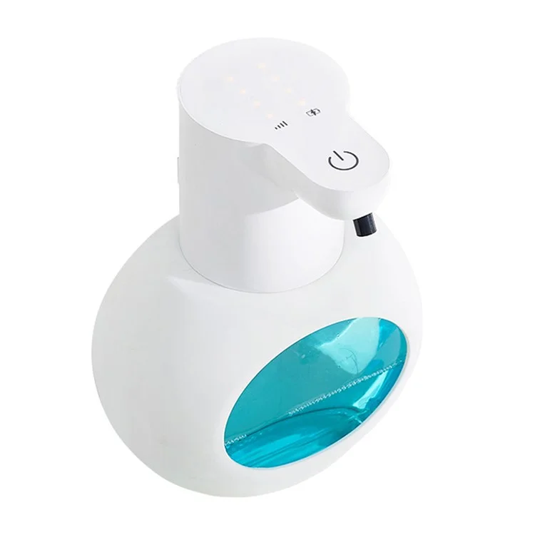 Dispensador de Jabón en Espuma Automático sin Contacto con Sensor Infrarrojo para Lavado de Manos - Tipo Gota Líquida / Blanco