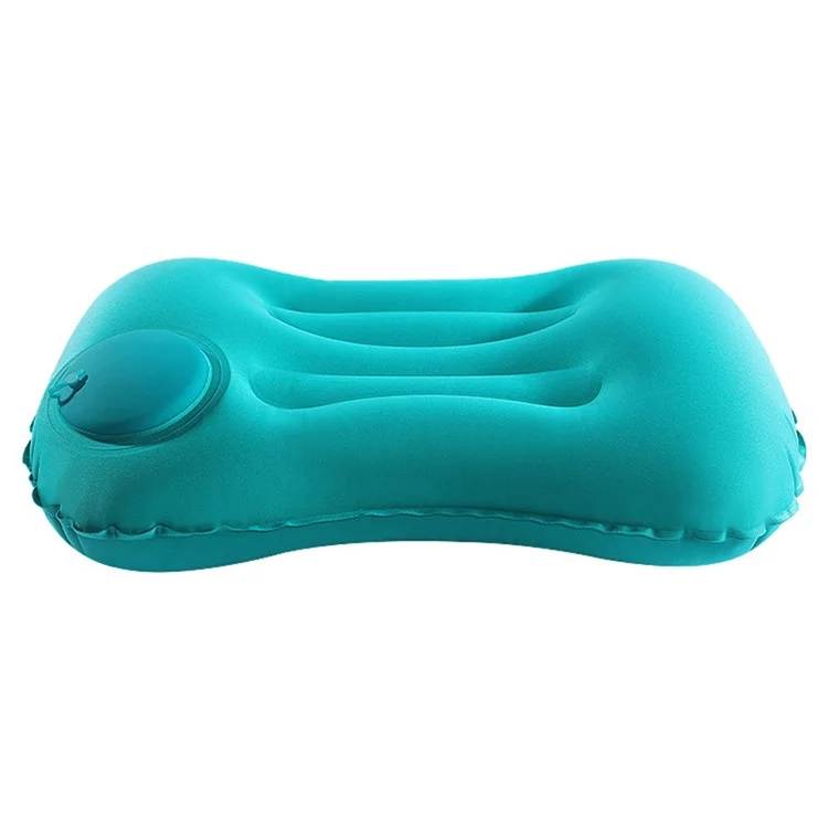 Inflatable Pillow Lumbar Support for Office / Travel / Home Milk Silk Portable Nap Cushion - Green