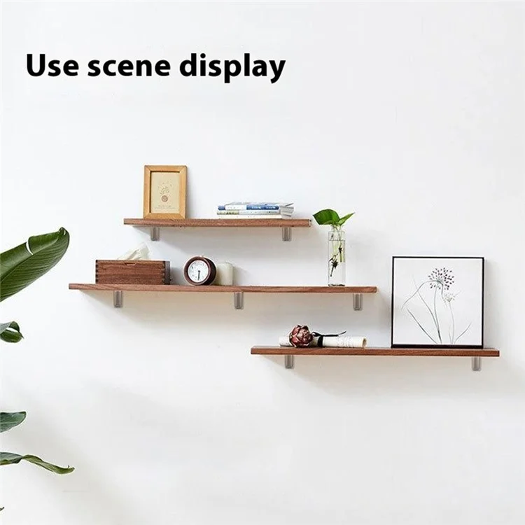 K169 3-20mm Adjustable Glass Shelf Zinc Alloy Clamp Glass Wood Board Fixing Clip Support Bracket - Black
