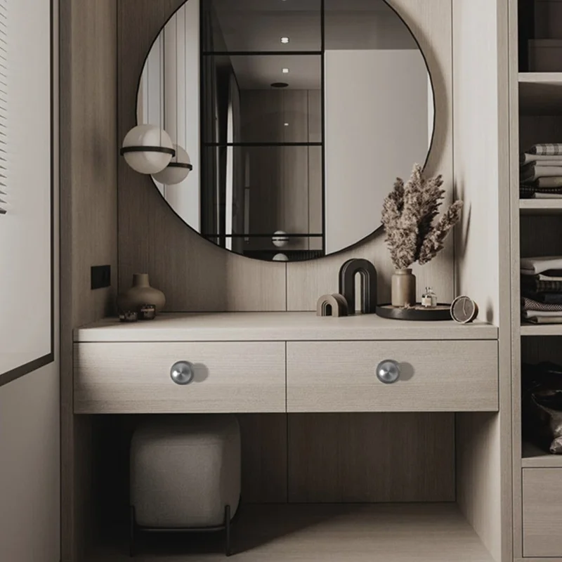 Stainless Steel No-Drill Furniture Cabinet Door Handle Adhesive Round Drawer Pull Knob - Tarnish