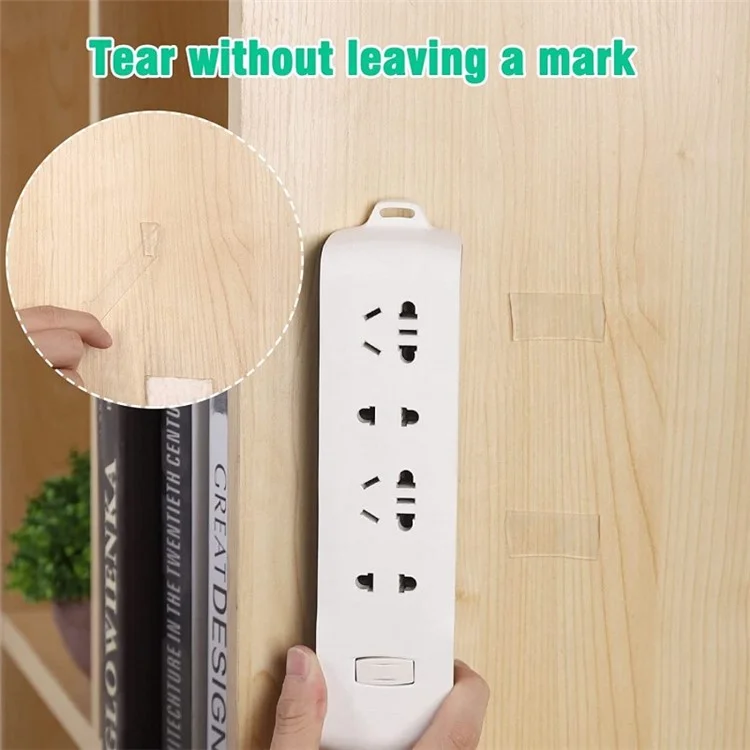 20mmx2mm Dual-Sided Nano Adhesive Tape Sticky Transparent Carpet Wall Tape Sticker, Length: 1m