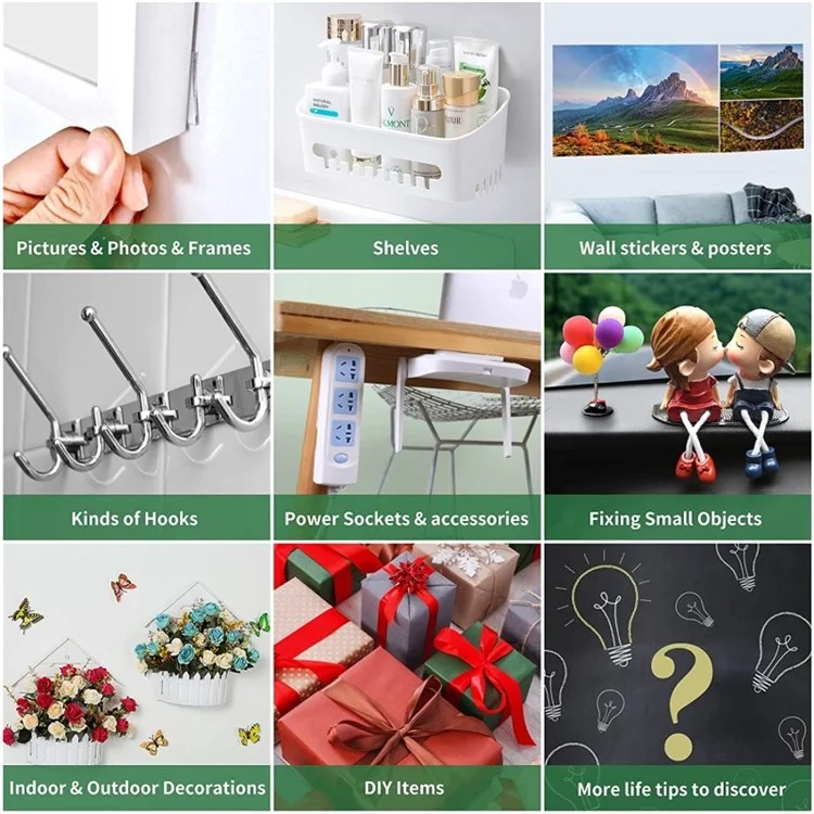20mmx2mm Dual-Sided Nano Adhesive Tape Sticky Transparent Carpet Wall Tape Sticker, Length: 1m