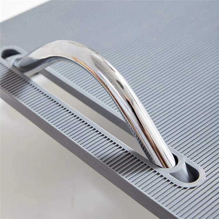 Ergonomic Footrest Office Desk Height Adjustable Sofa Foot Rest Pad for Work Home - Light Grey