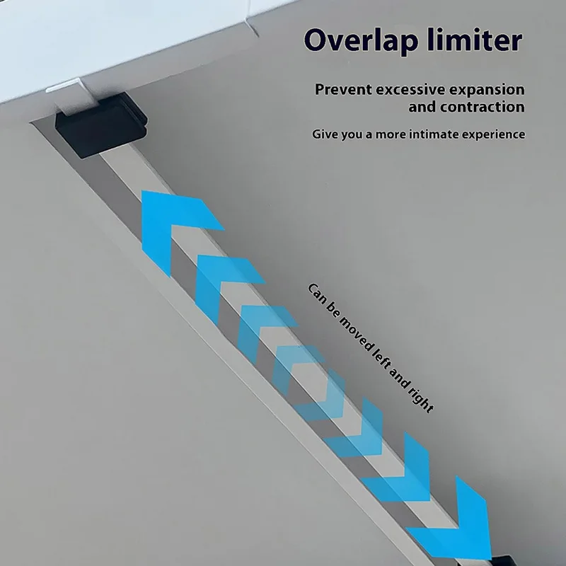 58cm Microwave Oven Top Rack Kitchen Countertop Organizer Carbon Steel Storage Shelf with 6 Hooks - Matte Black