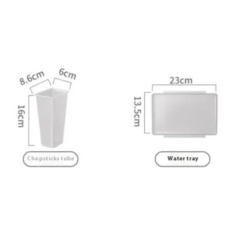 Support-couteaux en acier inoxydable 304 avec 2 seaux de rangement pour ustensiles de cuisine, égouttoir et organisateur