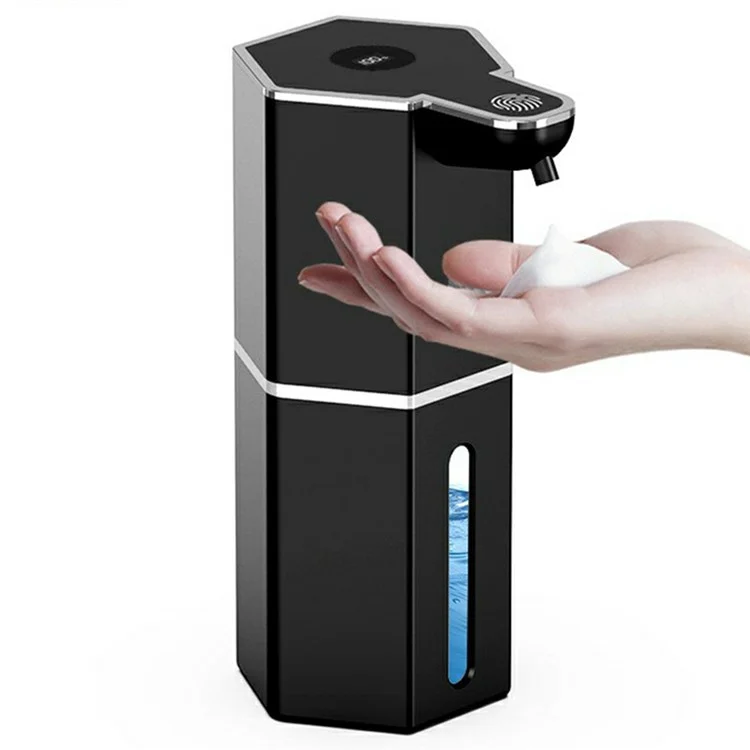 M12 360ml Automatic Soap Dispenser Wall Mounted Electric Foam Hand Wash Touchless Sensor - Black / Foam Type