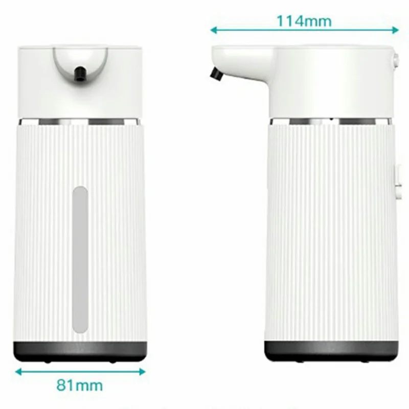 M15 420ml Automatic Soap Dispenser Smart Touchless Wall-Mounted Electric Handwash Machine - White / Foam Type
