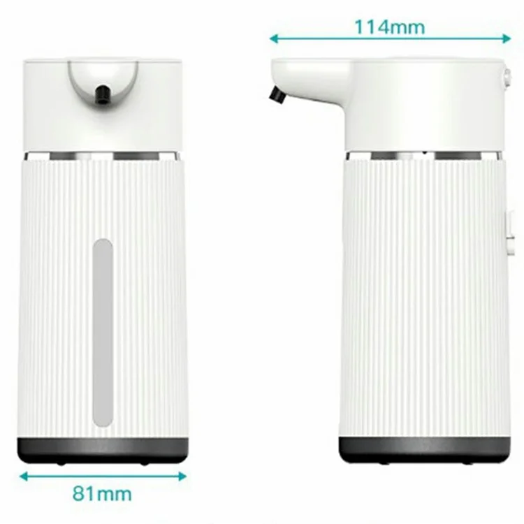 M15 420ml Automatic Soap Dispenser Smart Touchless Wall-Mounted Electric Handwash Machine - White / Liquid Drop Type