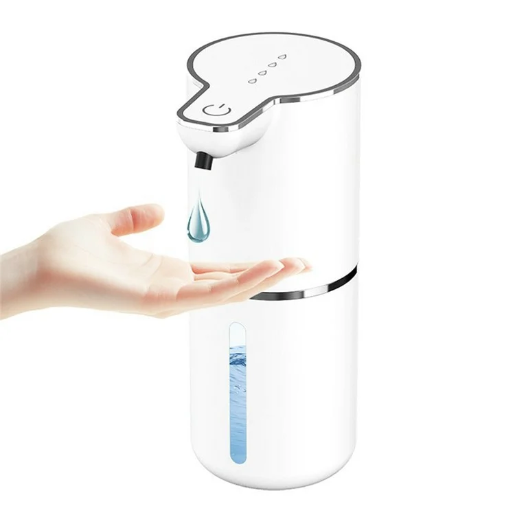 M1 360ml Automatic Soap Dispenser Wall Mounted Touchless Hand Wash IPX5 Waterproof - White / Liquid Drop Type