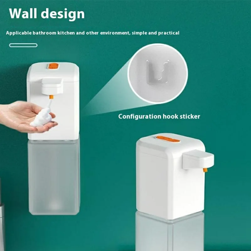 C1 500ml Automatic Soap Dispenser Wall Mounted Smart Electric Handwash Machine - White / Foam Type