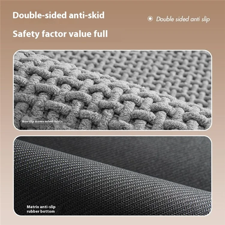 60 x 90 cm Chenille Badematte wasserabsorbierend rutschfest für Türeingang - Grau