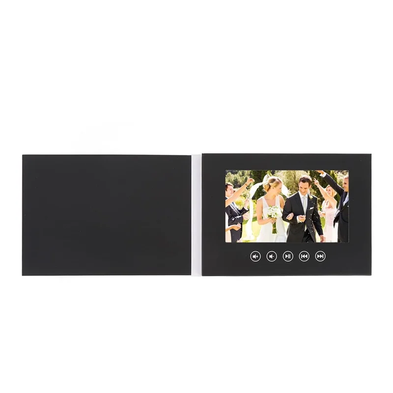 7 inch LCD Video Greeting Card Digital Promotional Player Electronic Card for Business Wedding Advertising