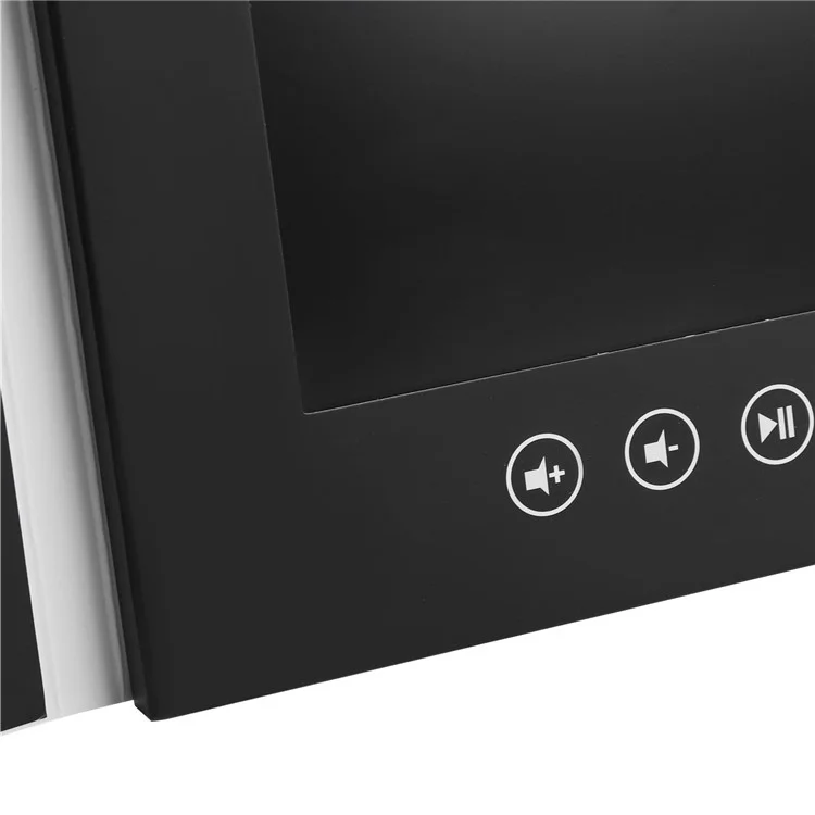 LCD Reprodutor de Cartão de Vídeo de 10 Polegadas para Cartão de Saudação Promocional, Folheto Eletrônico para Promoção Empresarial, Casamentos e Publicidade - Preto