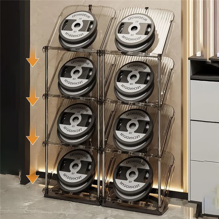 Rack de Sapatos de 7 Níveis em PP + Tubo de Aço Inoxidável - Prateleira de Armazenamento Compacta de Montagem Fácil - Branco Transparente