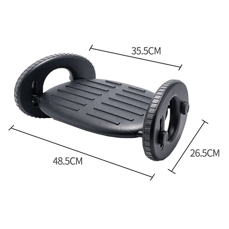 Adjustable Foot Rest Under Desk Ergonomic Footstool Anti Leg Crossing Support for Home Office
