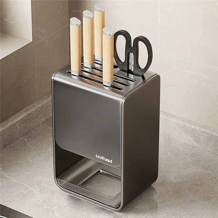 D01 Portaposate da Cucina Organizzatore Ceppo per Utensili da Cucina Porta Forchette e Cucchiai - Antiruggine