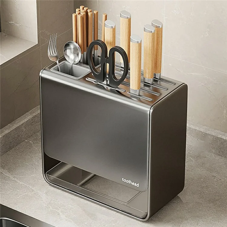 Portaposate D02 Organizer da Bancone Porta Coltelli Porta Forchette e Cucchiai Supporto Utensili da Cucina - Antiossidante