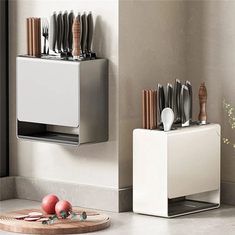 Portaposate D02 Organizer da Bancone Porta Coltelli Porta Forchette e Cucchiai Supporto Utensili da Cucina - Antiossidante