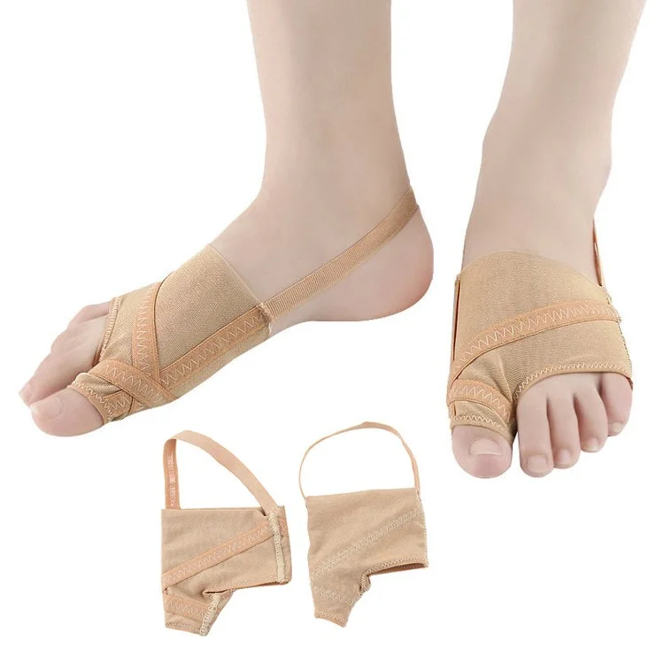 1 Paar Maschengewebe-Hallux-Valgus-Korrektor für große Zehe, Abstandshalter für kleine Zehe, orthopädische Stütze - Größe L