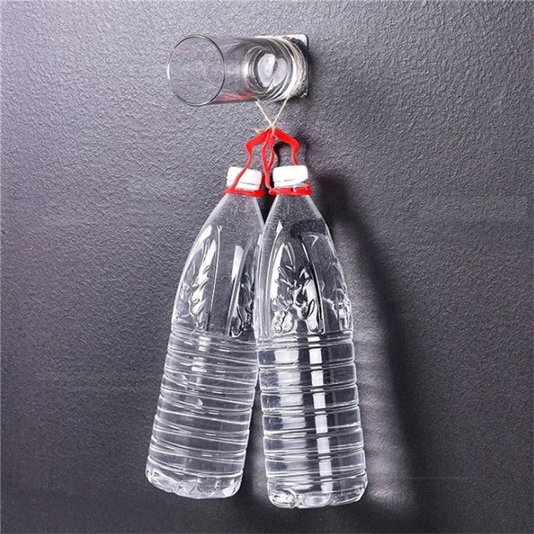 50 Peças de Almofadas Adesivas Dupla Face 6 x 6cm Transparentes de Acrílico, Impermeáveis e Reutilizáveis para Uso Interno e Externo