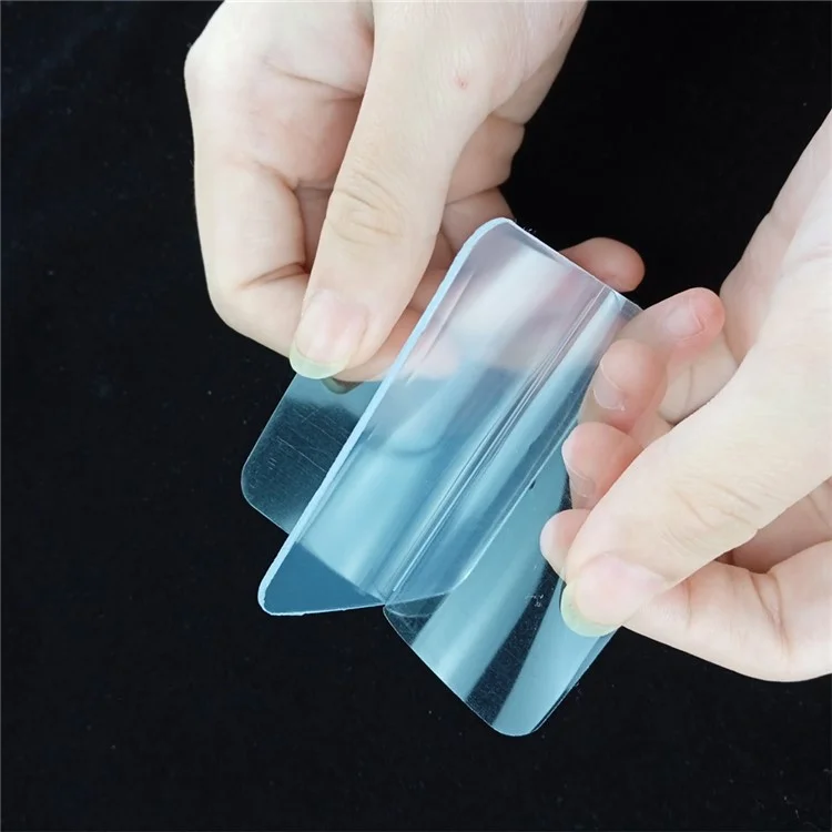 50 Peças de Almofadas Adesivas Dupla Face 6 x 6cm Transparentes de Acrílico, Impermeáveis e Reutilizáveis para Uso Interno e Externo
