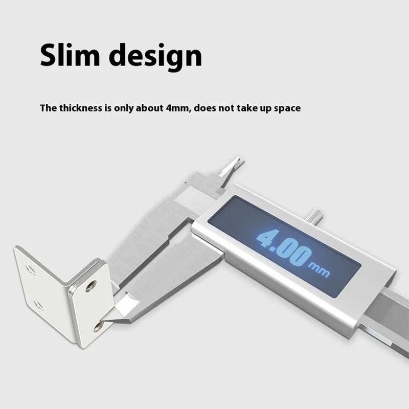 Hidden L-Shaped Magnetic Stainless Steel Door Catch for Sliding Doors Drawers Cabinets Closets Closure - Silver