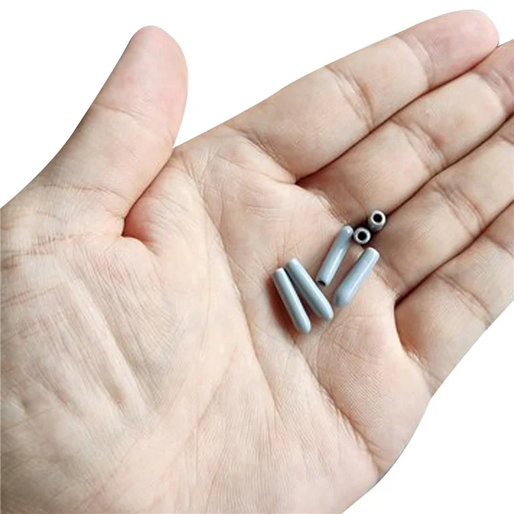 100 Peças Protetor de Ponta de Rack de Lava-Louças 3x25mm Tampas Anti-Risco à Prova de Poeira PVC - Cinza