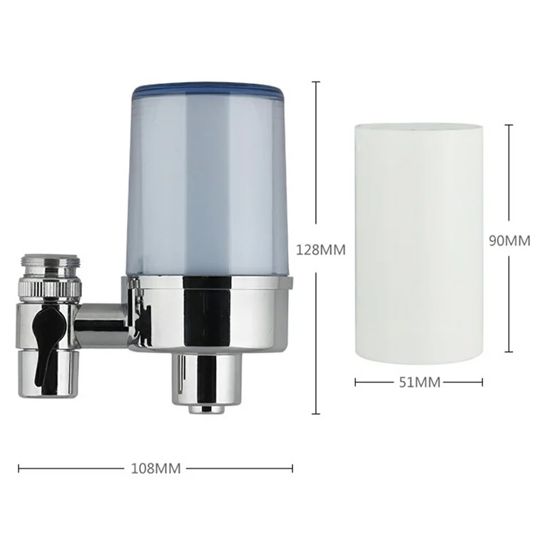Home Office Faucet Water Purifier Home Kitchen Tap Filter Sediment Rust Chlorine Remover