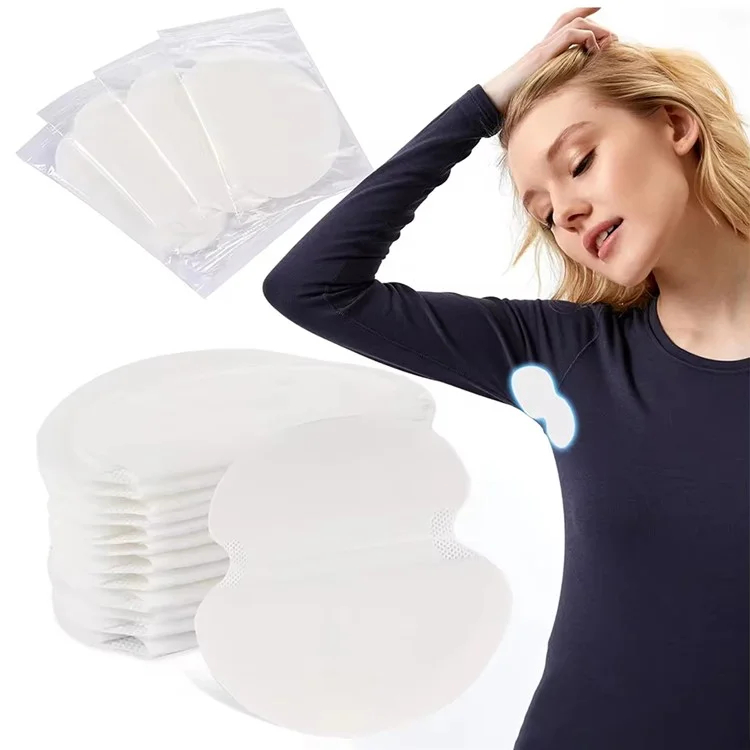 30 Unidades de Almohadillas Transpirables Ultrafinas Invisibles Antitranspirantes para Axilas de Tela no Tejida