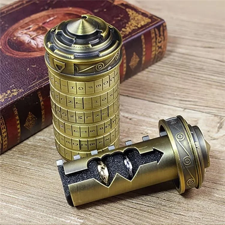 Криптекс игрушка Da Vinci Code Металлический точный пароль Замок Подарок на День Святого Валентина Рождество День Рождения