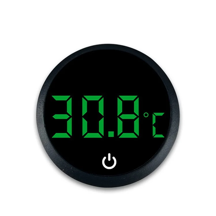 TJY-006 Rechargeable Digital Aquarium Thermometer LED Display Fish Tank High Precision Temperature Meter - White / Celsius