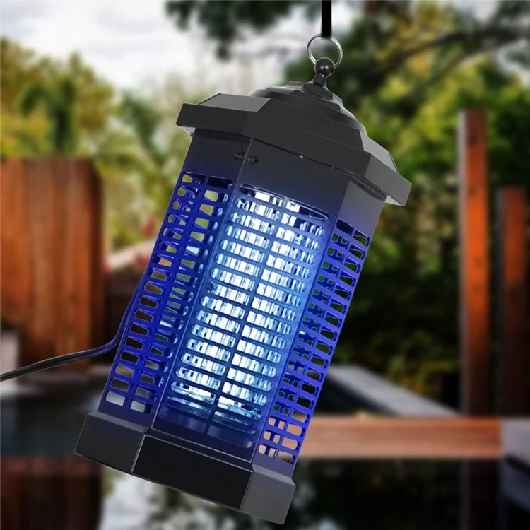 Lampe anti-moustiques extérieure imperméable UV, Piège à insectes photocatalyseur haute pression, Prise européenne
