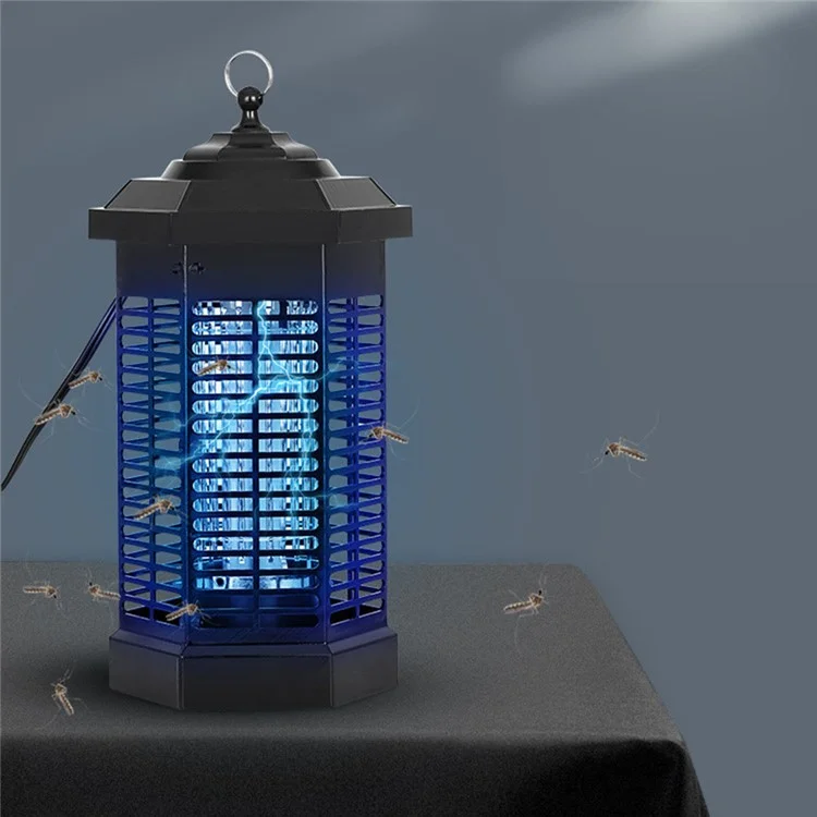 Lampe anti-moustiques extérieure imperméable UV, Piège à insectes photocatalyseur haute pression, Prise européenne