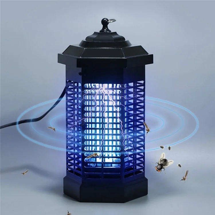 Lampe anti-moustiques extérieure imperméable UV, Piège à insectes photocatalyseur haute pression, Prise européenne