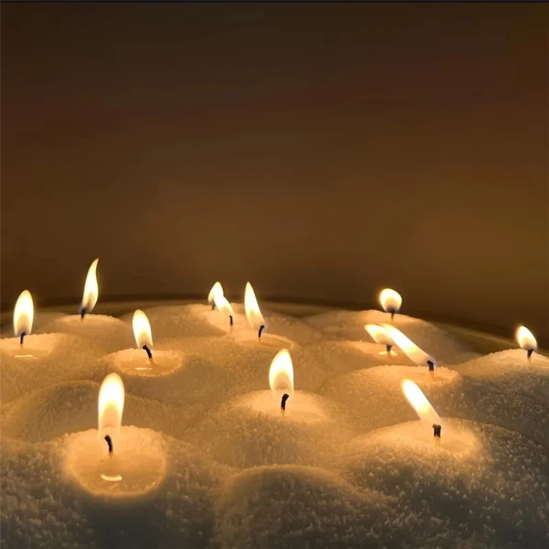 DIY Candle Making Kit 500G Wax Pellets with 30 Braided 8cm Wicks for Candle Crafting Aromatherapy - White