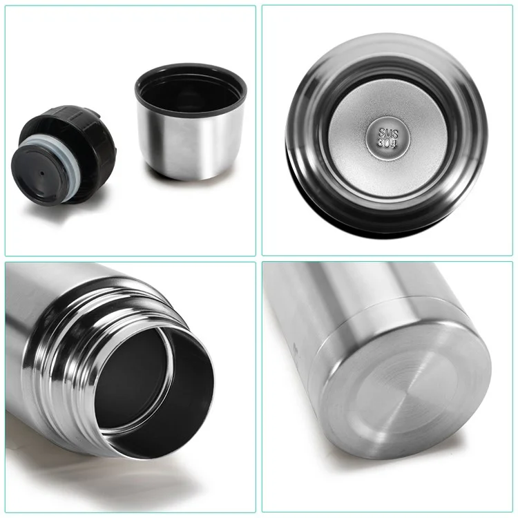 Garrafa Térmica de Aço Inoxidável de 350ml, Isolamento a Vácuo, para Viagem e Atividades Externas (Livre de BPA, Sem FDA)