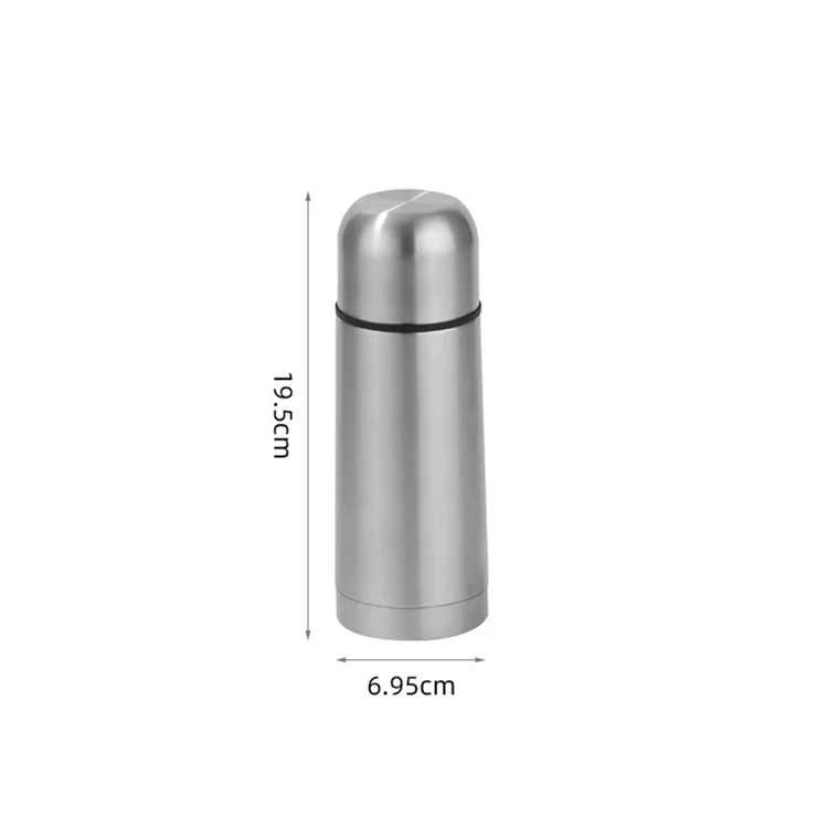 Garrafa Térmica de Aço Inoxidável de 350ml, Isolamento a Vácuo, para Viagem e Atividades Externas (Livre de BPA, Sem FDA)