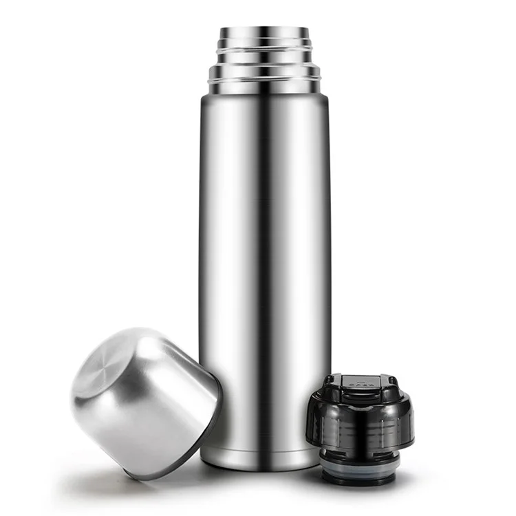 Garrafa Térmica de Aço Inoxidável de 750ml, Isolada a Vácuo, para Viagem e Atividades Externas (Livre de BPA, Sem FDA)