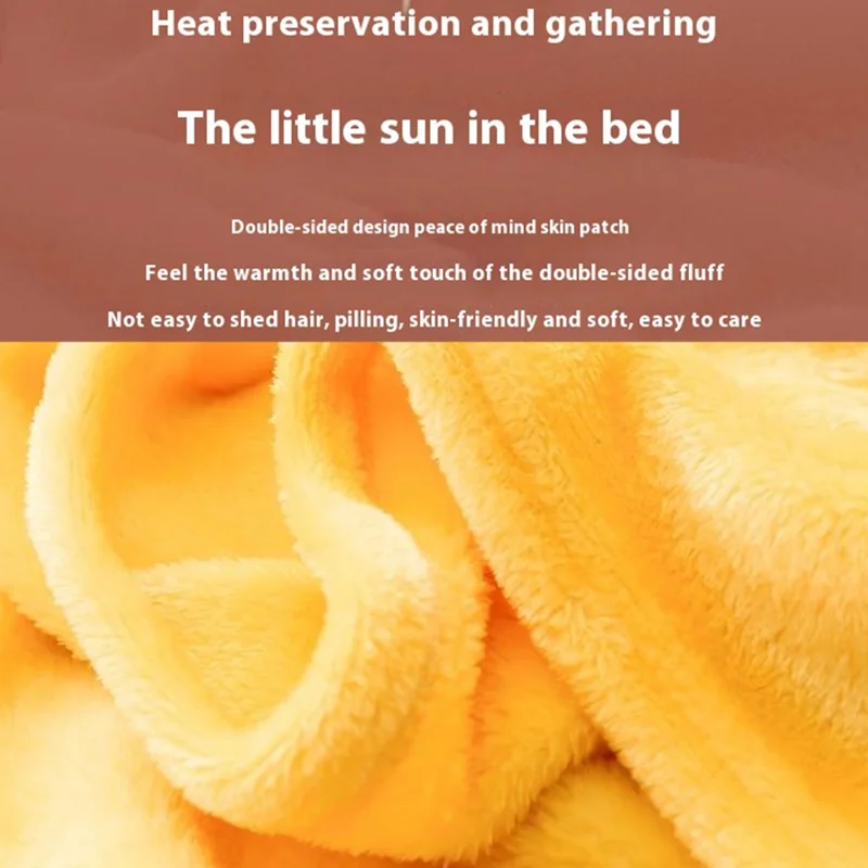 127 x 152cm Soft Flannel Blanket Air Conditioning Quilt Lightweight Summer Nap Office Throw - Light Purple
