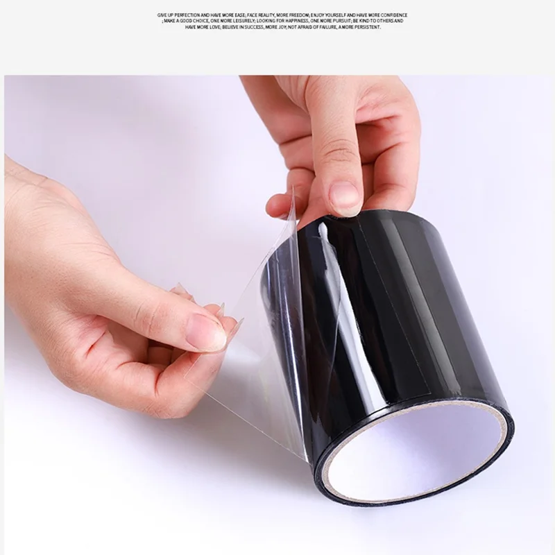 10x150cm PVC Waterproof Tape Kitchen Bathroom Pipe Leak Repair Strong Adhesive Sealant Tape - Black