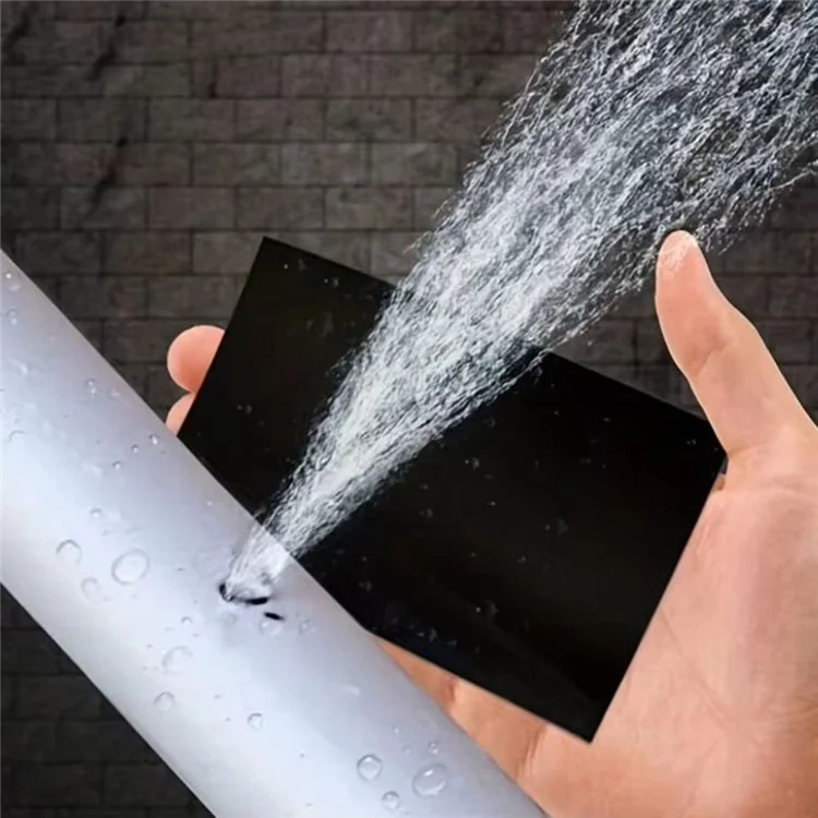 Ruban d'étanchéité PVC Noir 30x150cm - Réparation de Fuites pour Tuyaux de Cuisine et Salle de Bain, Adhésif Résistant