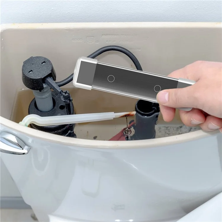 6Pcs Magnetic Toilet Cleaning Stick PC Long Strip Stain Remover Bathroom Tank Cleaning Supplies