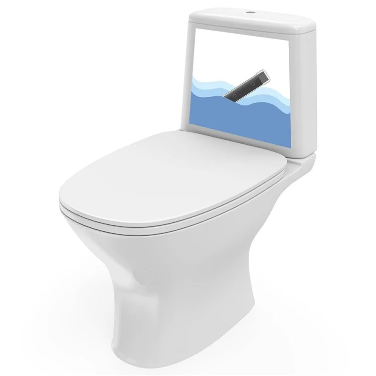 6Pcs Magnetic Toilet Cleaning Stick PC Long Strip Stain Remover Bathroom Tank Cleaning Supplies