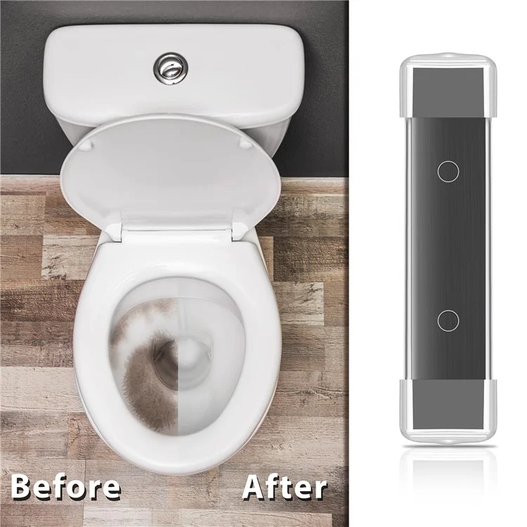 1Pc Magnetic Toilet Cleaning Stick PC Long Strip Stain Remover Bathroom Tank Cleaning Supplies
