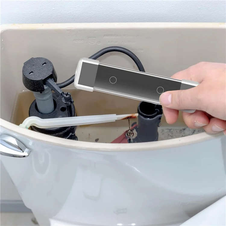 3Pcs Magnetic Toilet Cleaning Stick PC Long Strip Stain Remover Bathroom Tank Cleaning Supplies