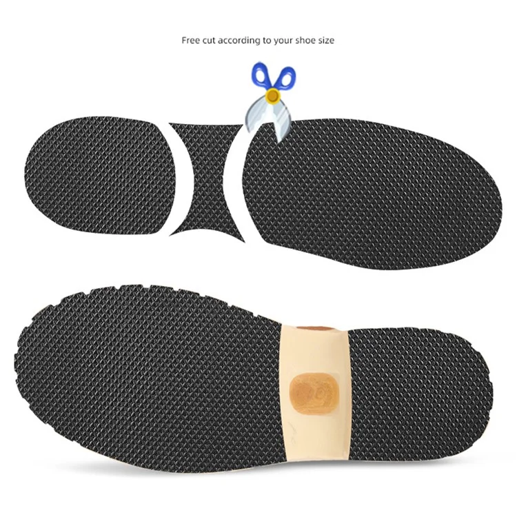 50mm breite 2m lange Gitterstruktur rutschfeste Schuhsohlen-Aufkleber Verschlissene Schuhsohle Selbstklebende EVA Reparaturfolie