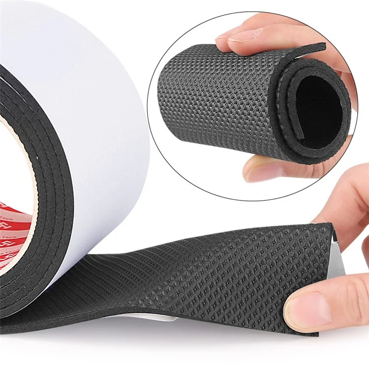 50mm breite 2m lange Gitterstruktur rutschfeste Schuhsohlen-Aufkleber Verschlissene Schuhsohle Selbstklebende EVA Reparaturfolie