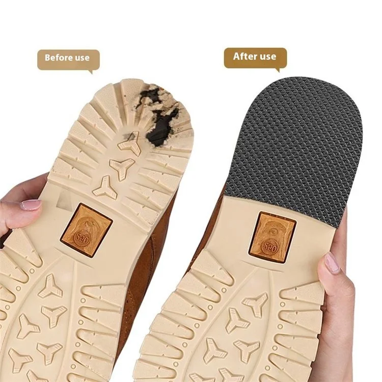50mm breite 2m lange Gitterstruktur rutschfeste Schuhsohlen-Aufkleber Verschlissene Schuhsohle Selbstklebende EVA Reparaturfolie